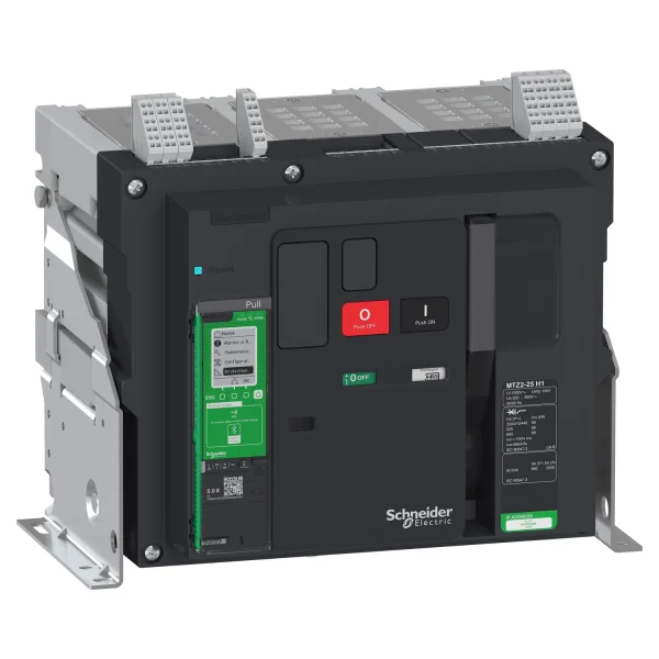 Disjoncteur MasterPacT MTZ2 1000A H1 3P 66KA MicroLogic 2.0X MX 230V motorisé 24VCC RAC AV/AV