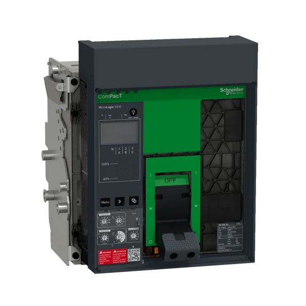 Disjoncteur ComPacT NS1250H 3P 70KA 1250A MicroLogic 2.0A MAN Débrochable sans châssis