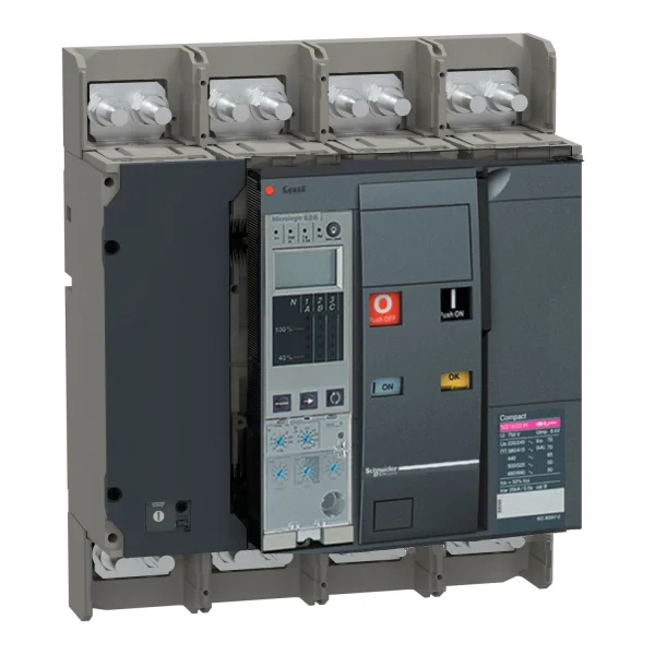 Disjoncteur ComPacT NS1000H 4P 70KA 1000A MicroLogic 6.0 MOT 230CA RAC AV/AV