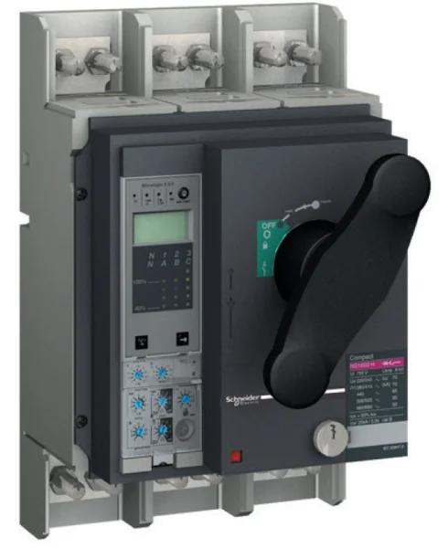 Disjoncteur ComPacT NS630N 4P 50KA 630A MicroLogic 2.0 MANU CMD ROT RAC AV/AV