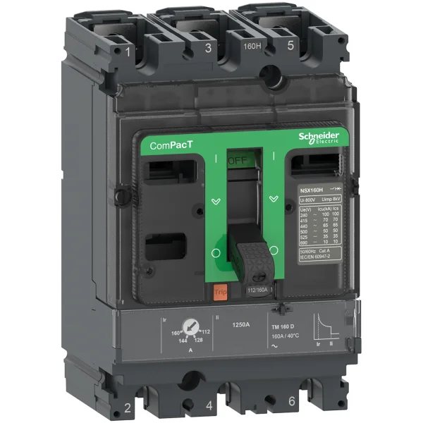 Disjoncteur ComPacT NSX100B 3P3D 40A TMD 25KA