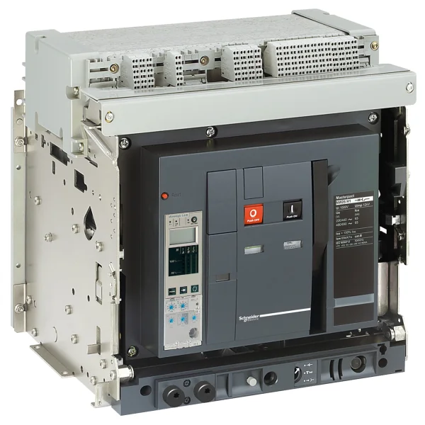 Disjoncteur MasterPacT NW 2500A 25H1 3P 66KA MicroLogic 2.0 MANU Débrochable avec châssis verrou RAC AV/AV